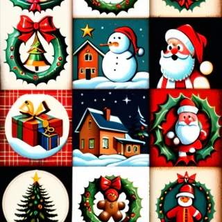 nostalgic christmas images