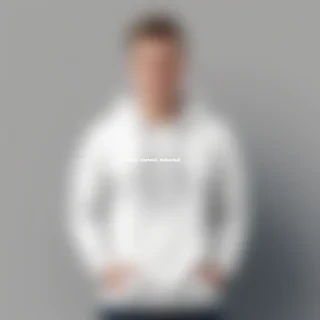 white hoodie mockup