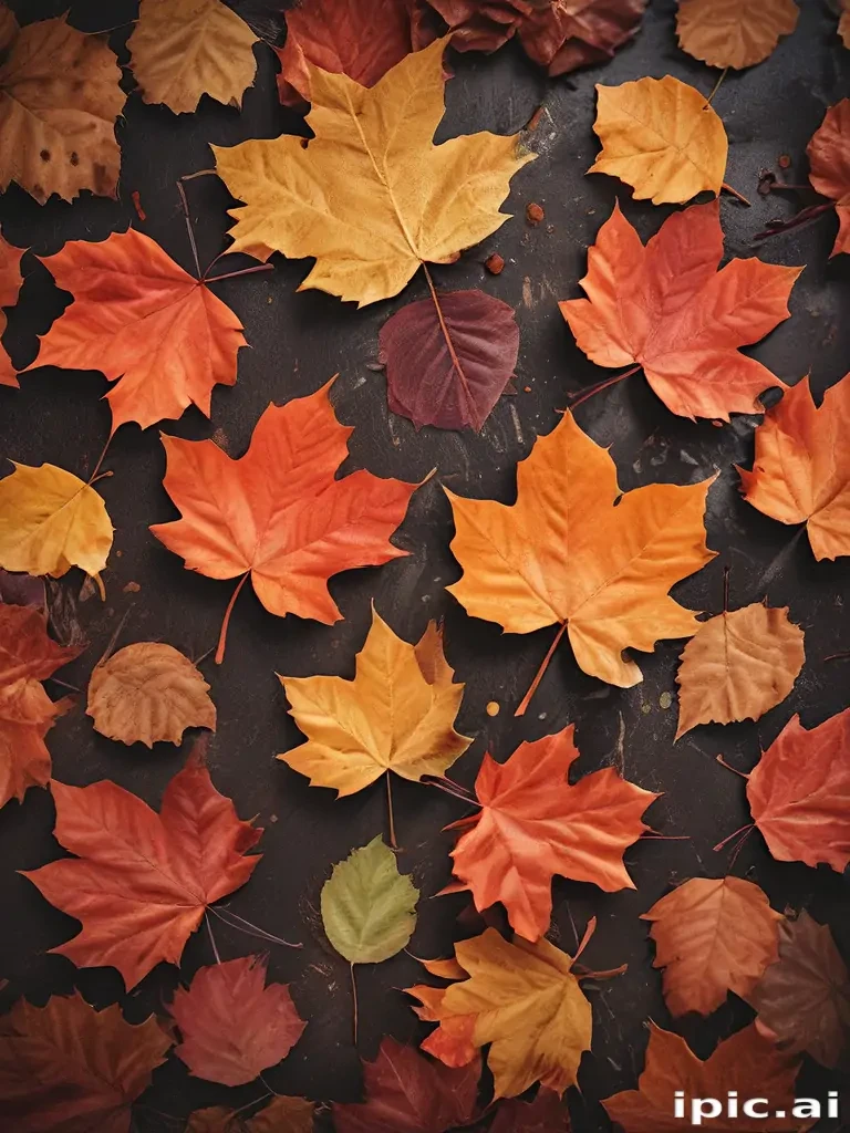 autumn leaves iphone wallpaper