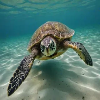 sea turtle desktop background