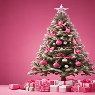 cute pink christmas wallpaper