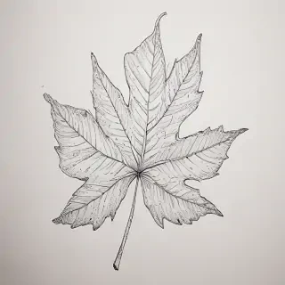 leaf doodle