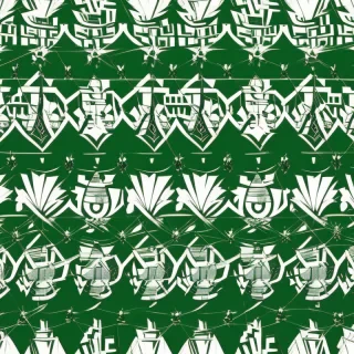 background green and white