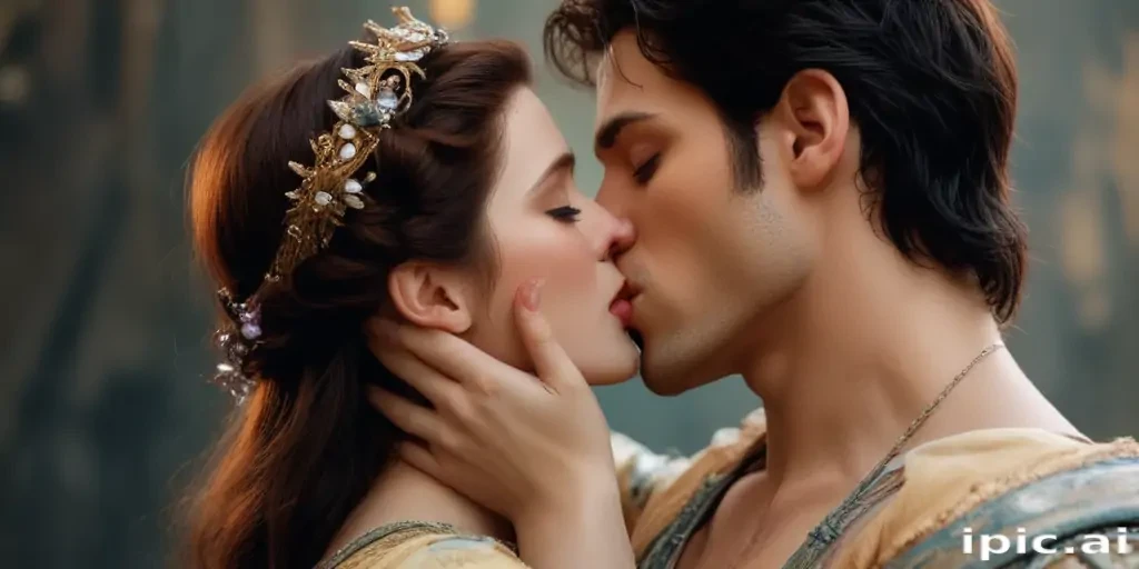 aesthetic kiss