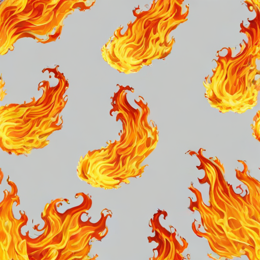 fire clear background