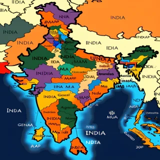 india map