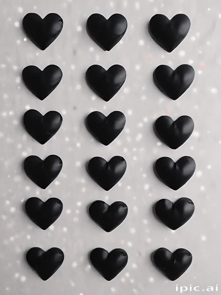black heart aesthetic