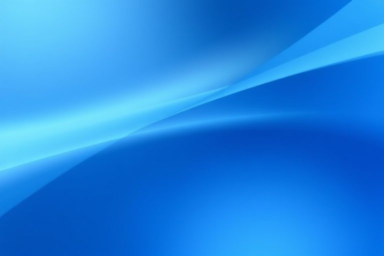 Create an abstract blue gradient background with soft curves and light effects, using a Canon EOS R5, focal length 35mm, aperture f/8, ISO 100, and 1/100 sec shutter speed, in a high-resolution digital art style.