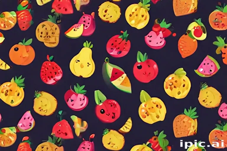 cute fruit backgrounds