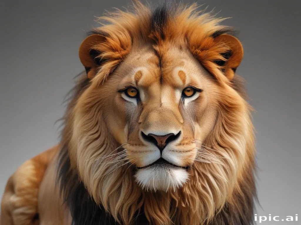 transparent lion