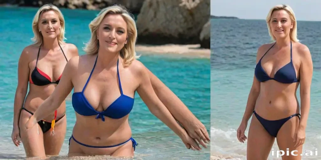 marine le pen bikini