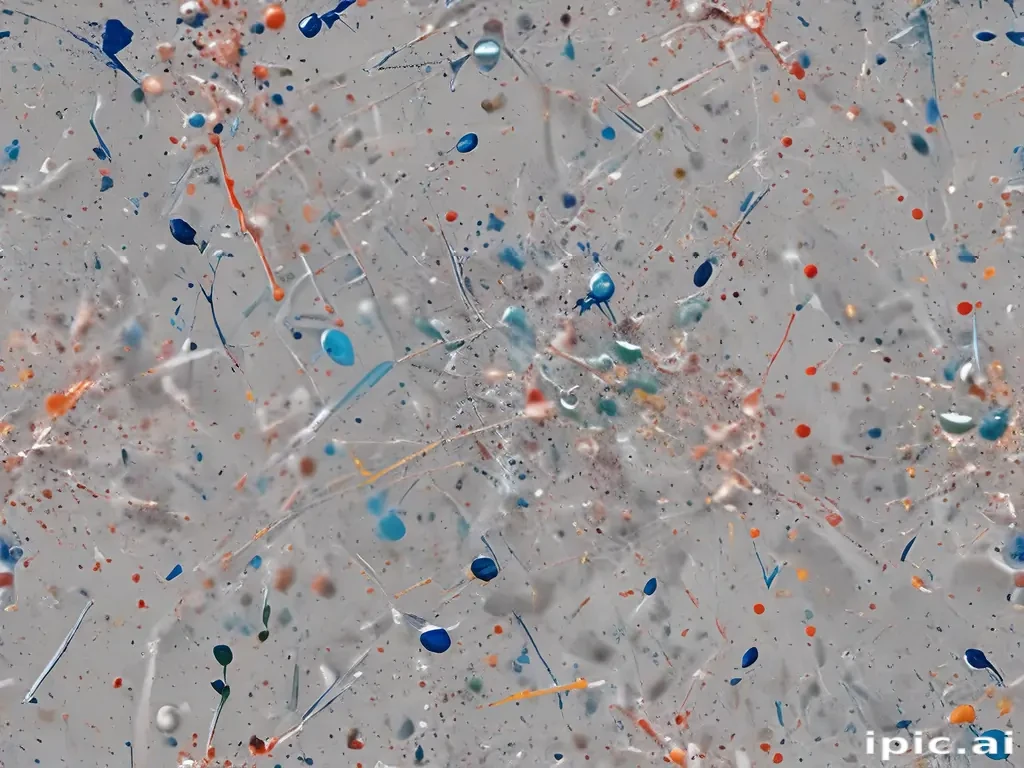 transparent paint splatter