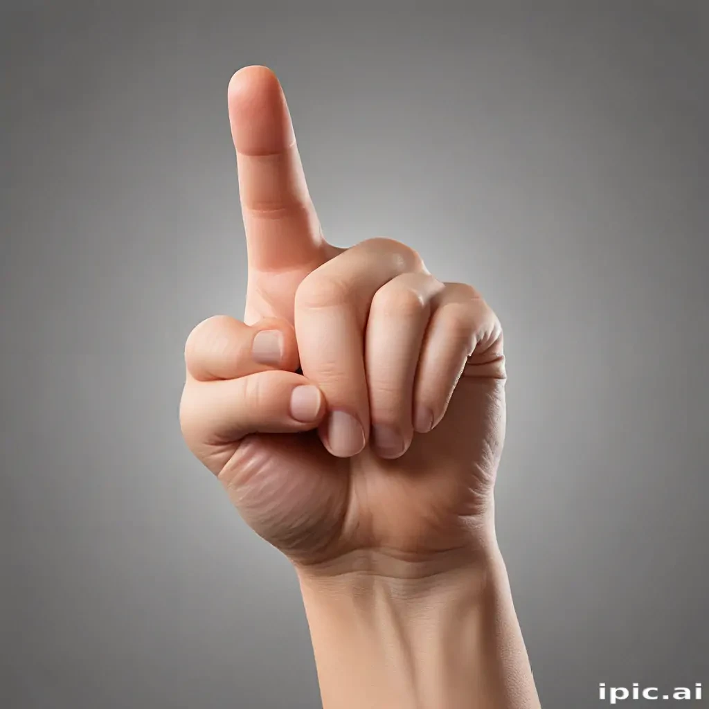 finger pointing png