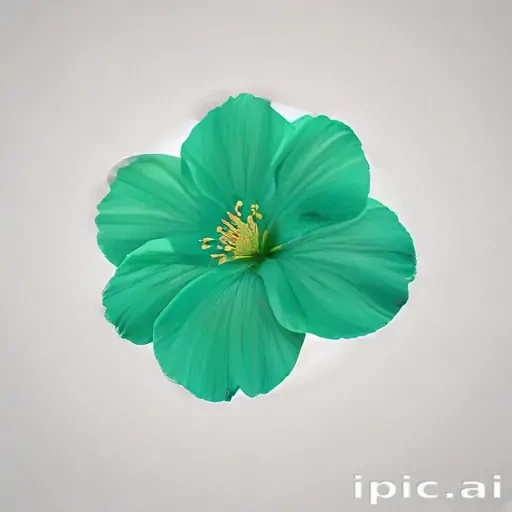 green flower png