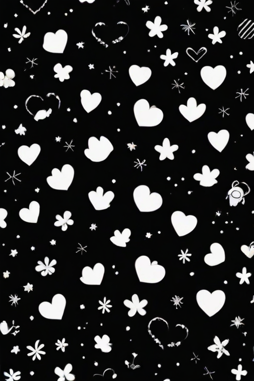 cute backgrounds black