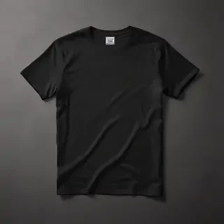 black tee shirt mockup