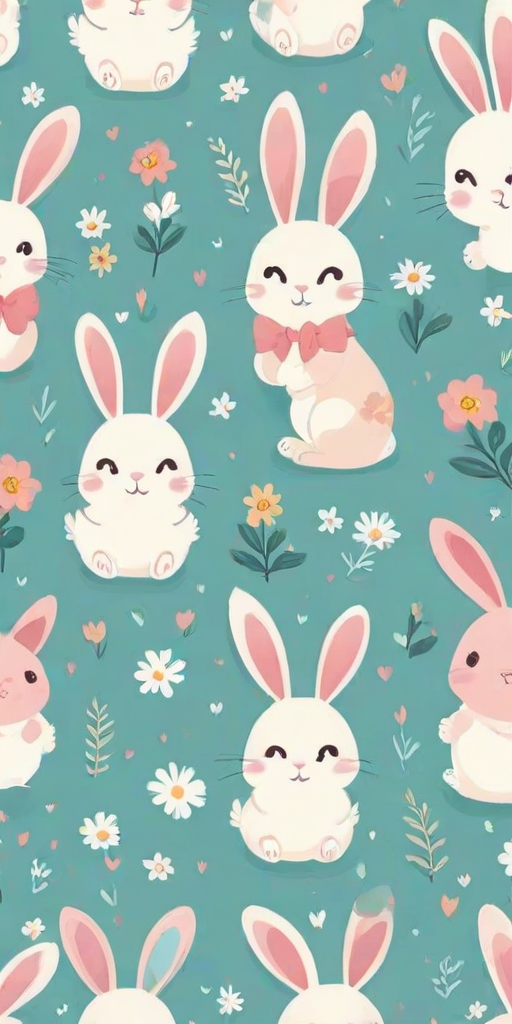 cute bunny background