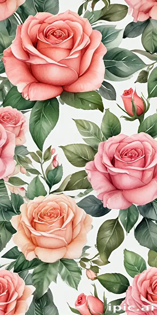 watercolor roses png