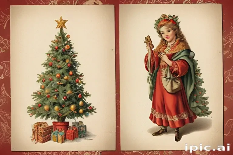 free vintage christmas printables