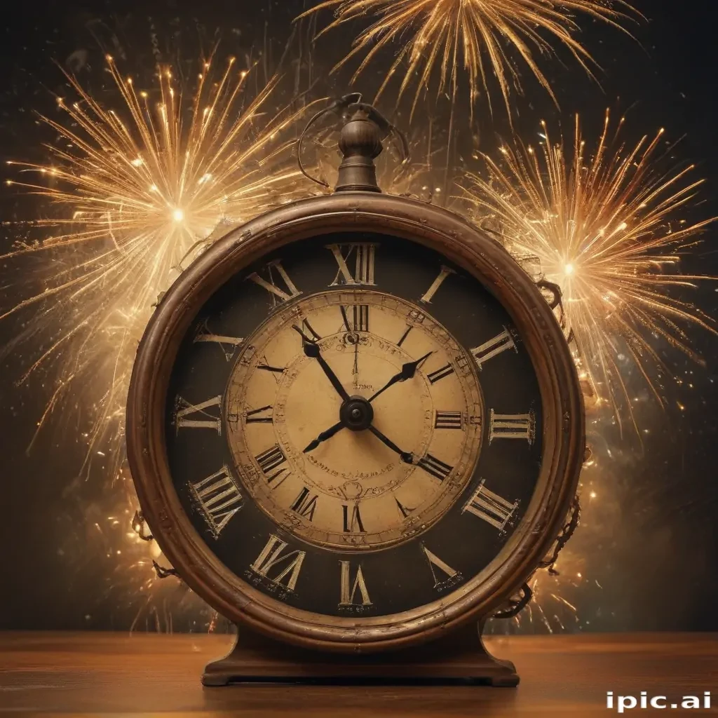 vintage new years images