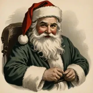 vintage santa png