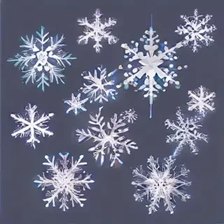 snowflakes clipart transparent background