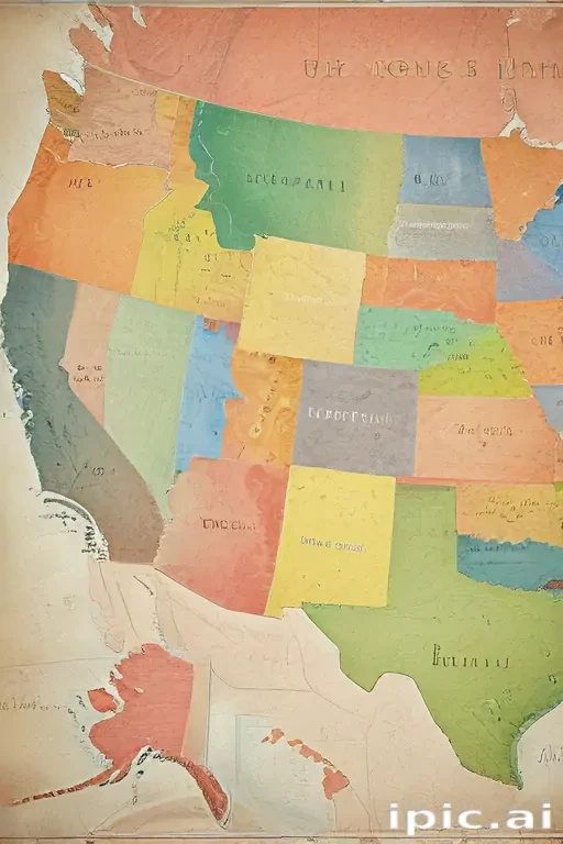map of the us states