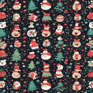 christmas pattern background