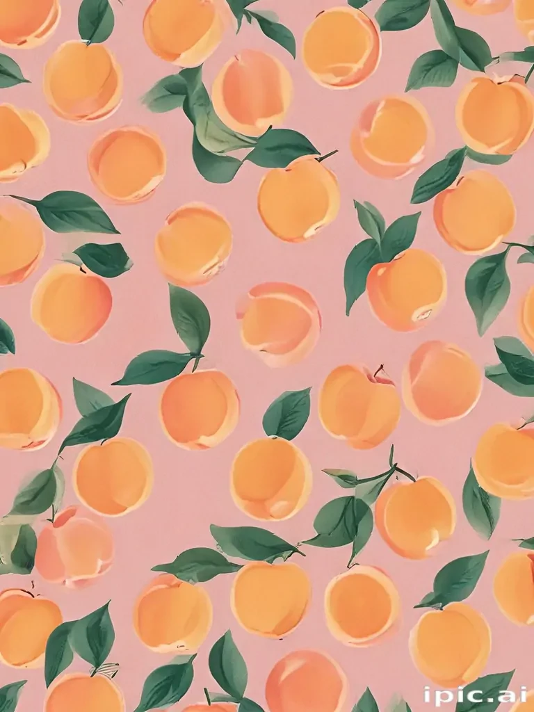 peach wallpaper aesthetic