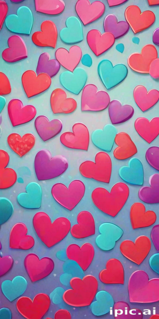 hearts iphone wallpaper