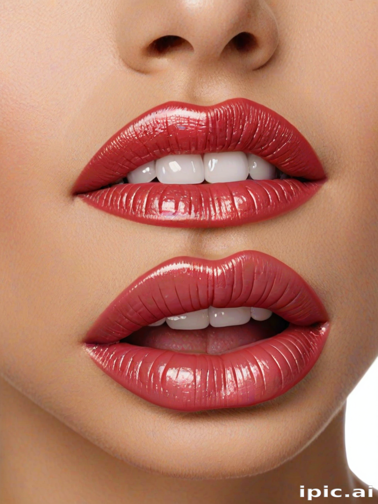 glossy lips png