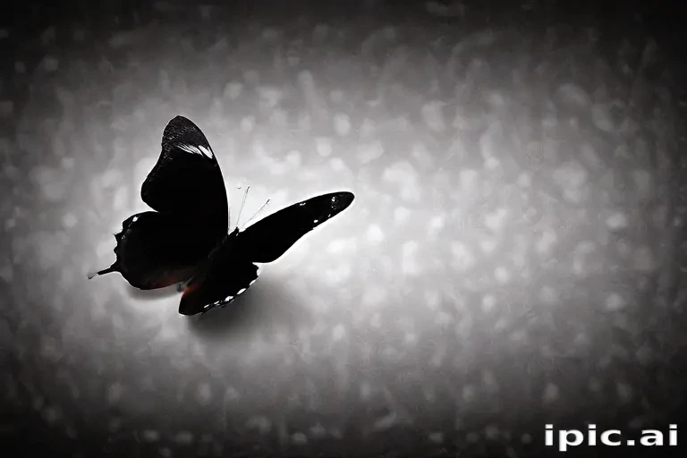 black butterfly wallpaper