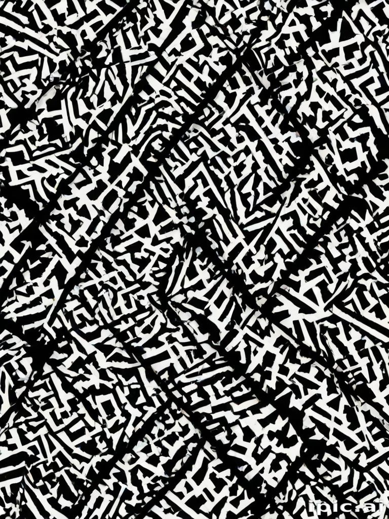 black and white pattern