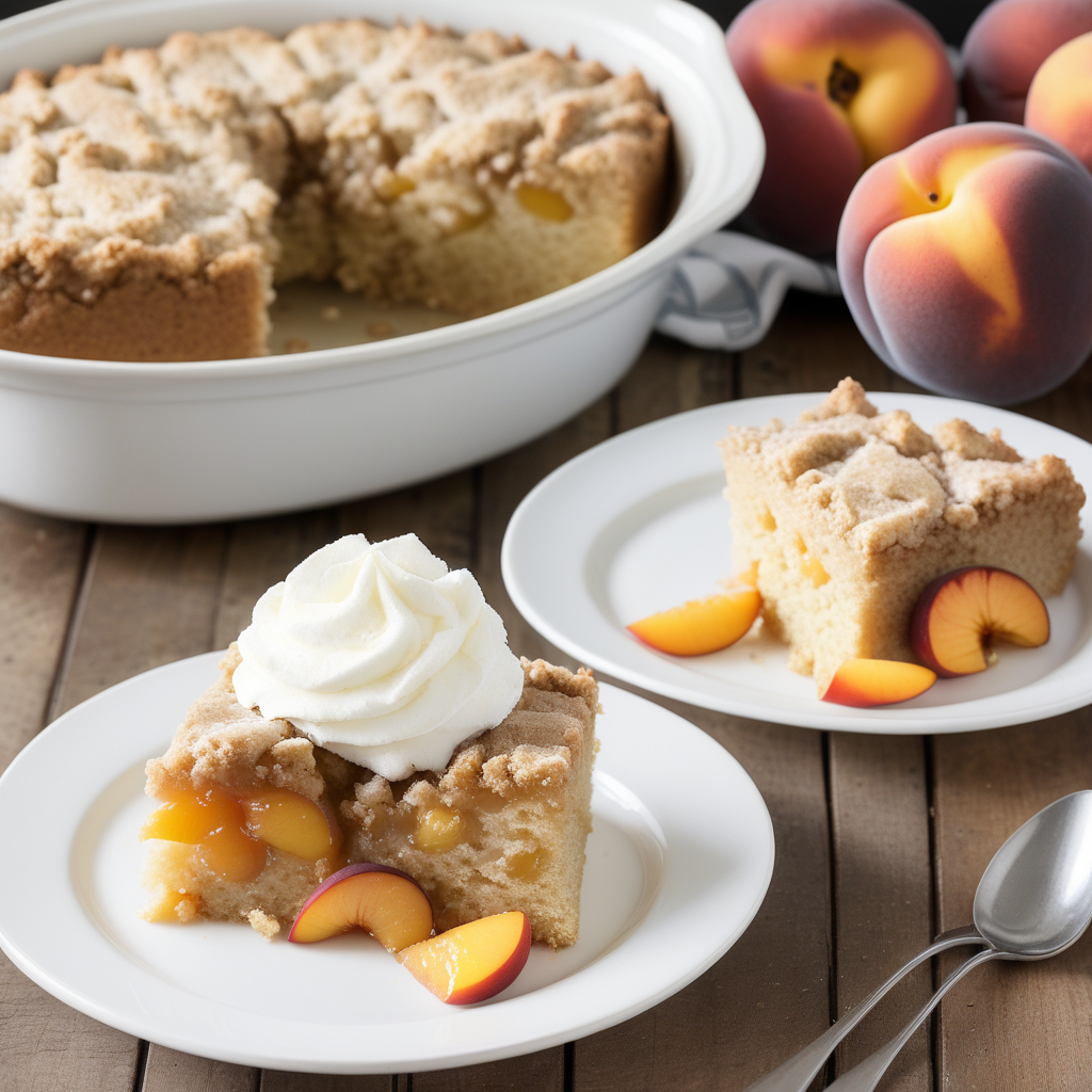 peach cobbler crock pot cake mix