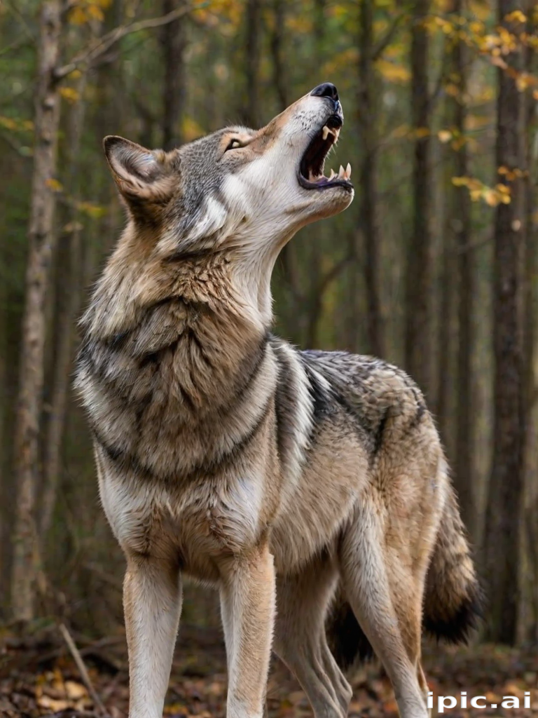 wolf howl png