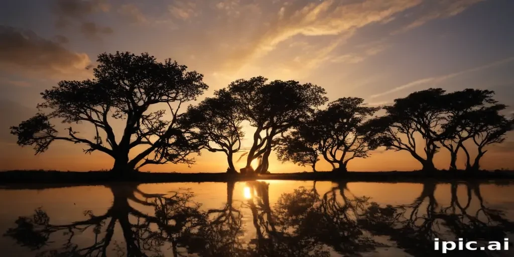 trees silhouette png