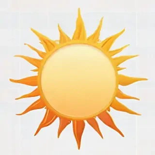 sun clipart no background