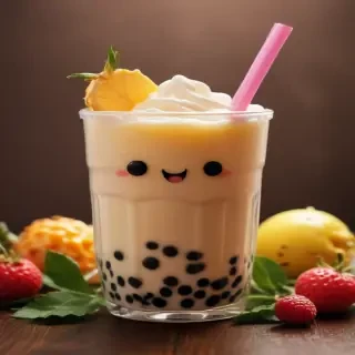 cute boba tea wallpapers