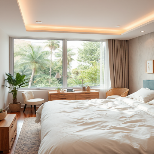 background of a bedroom