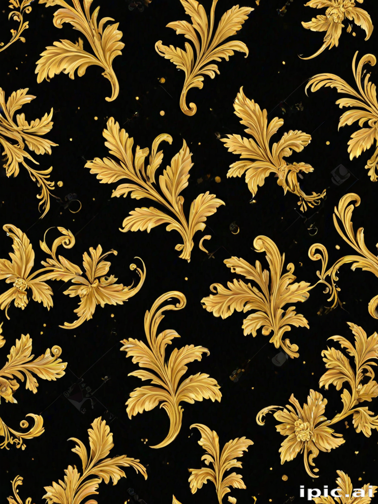 gold black background