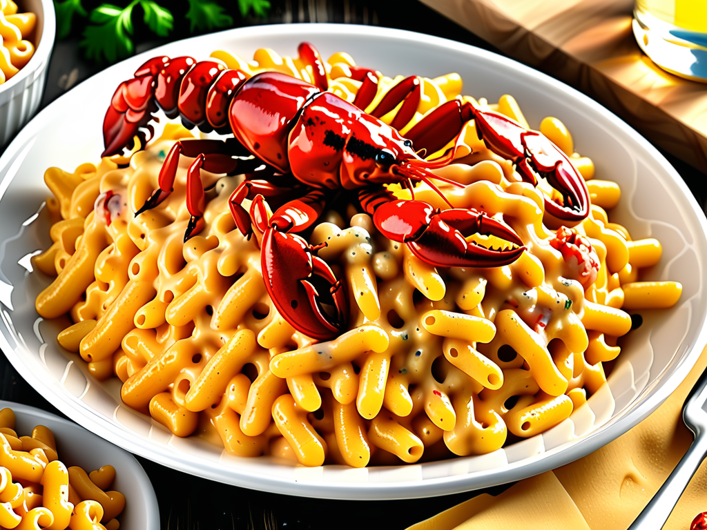 mac and cheese with crawfish