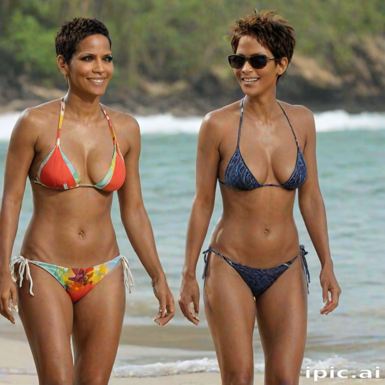 Halle Berry in bikini