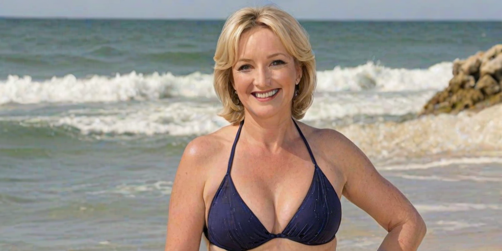 carol kirkwood in a bikini