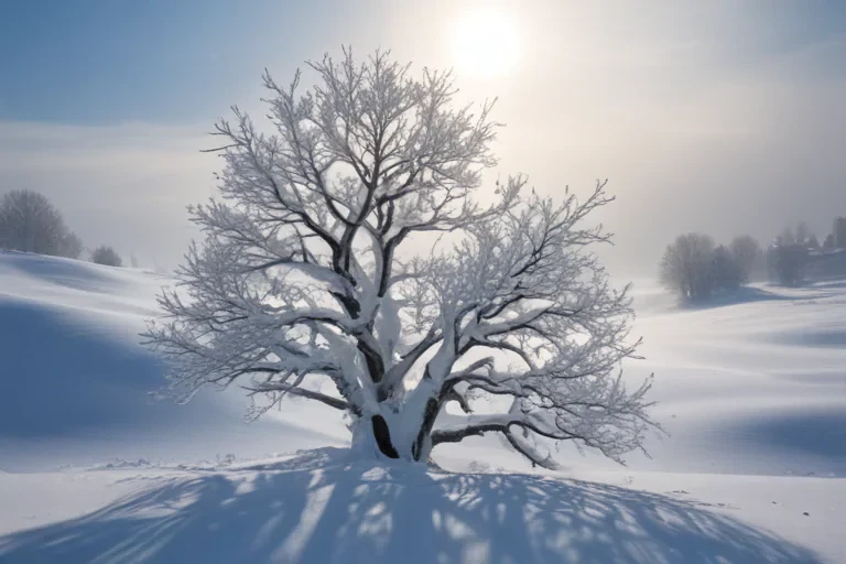 transparent snow