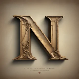 letter n