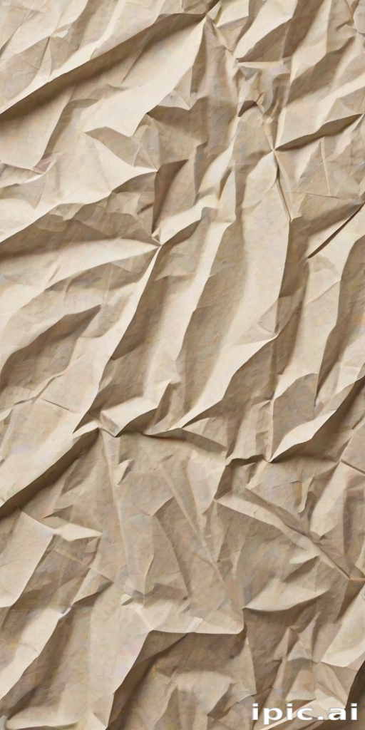wrinkled paper overlay