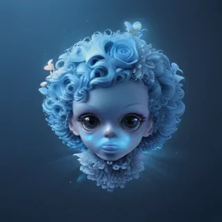 cute blue background