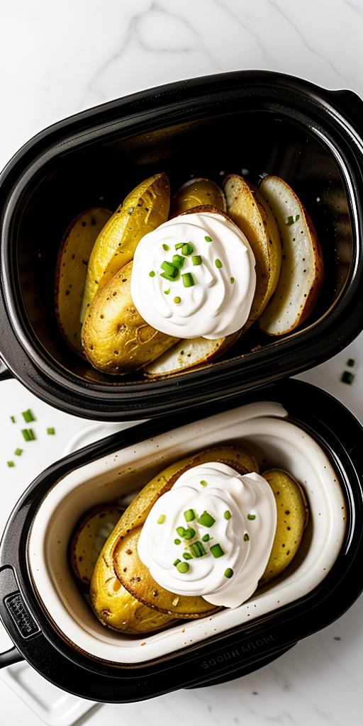 baked potato in crock pot no foil