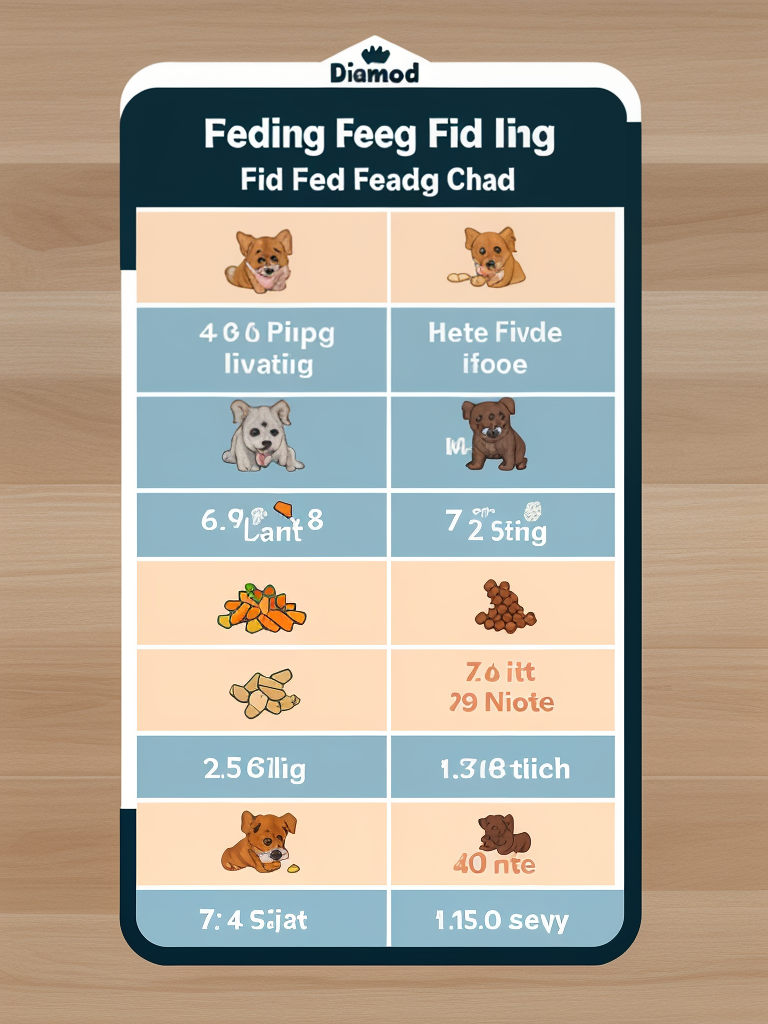 diamond puppy food feeding chart