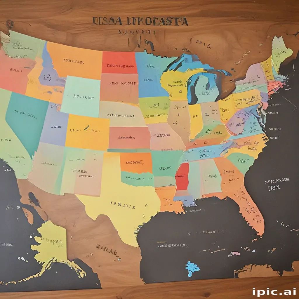 usa map states